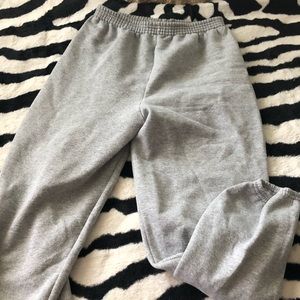 Hanes heather grey sweats